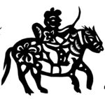 剪纸民俗人物         