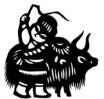 剪纸民俗人物         
