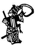 剪纸民俗人物         