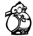 剪纸民俗人物         
