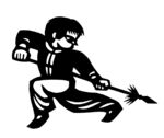 剪纸民俗人物         