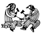 剪纸民俗人物         