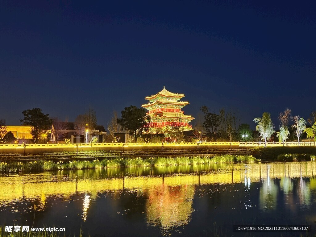 运河夜景