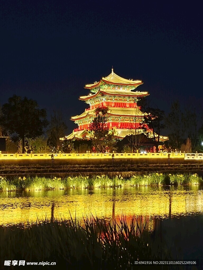 运河夜景