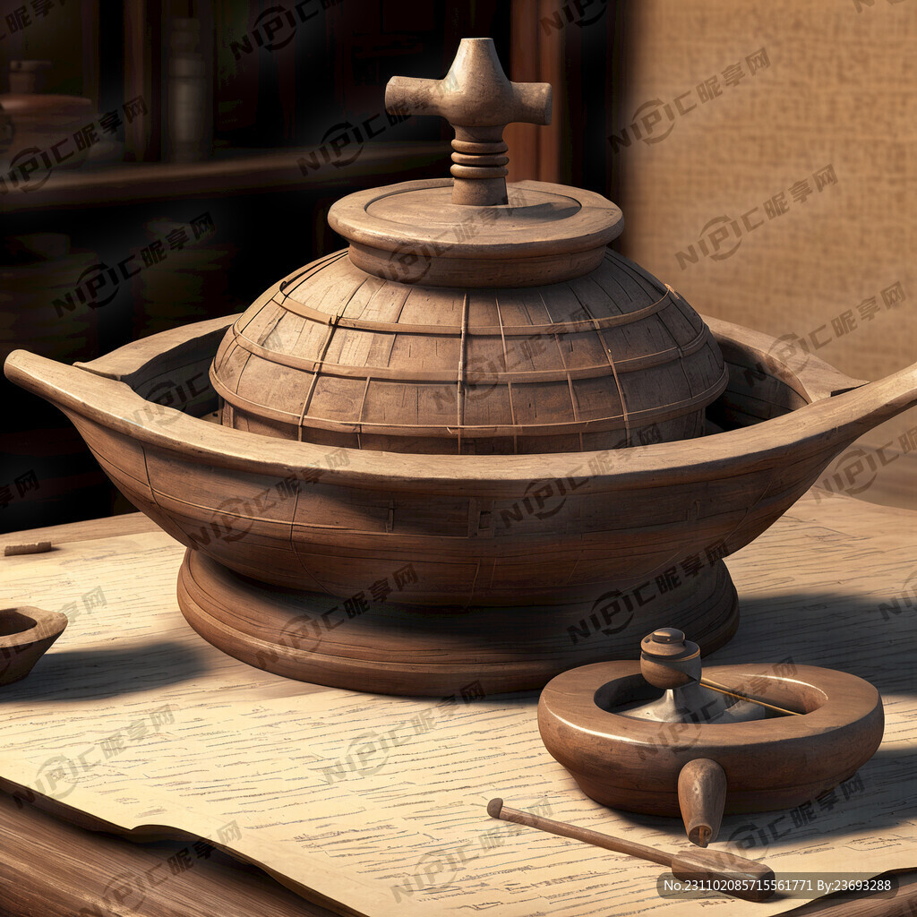 古代中药研磨器 梭子形 船形。