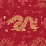 龙剪影