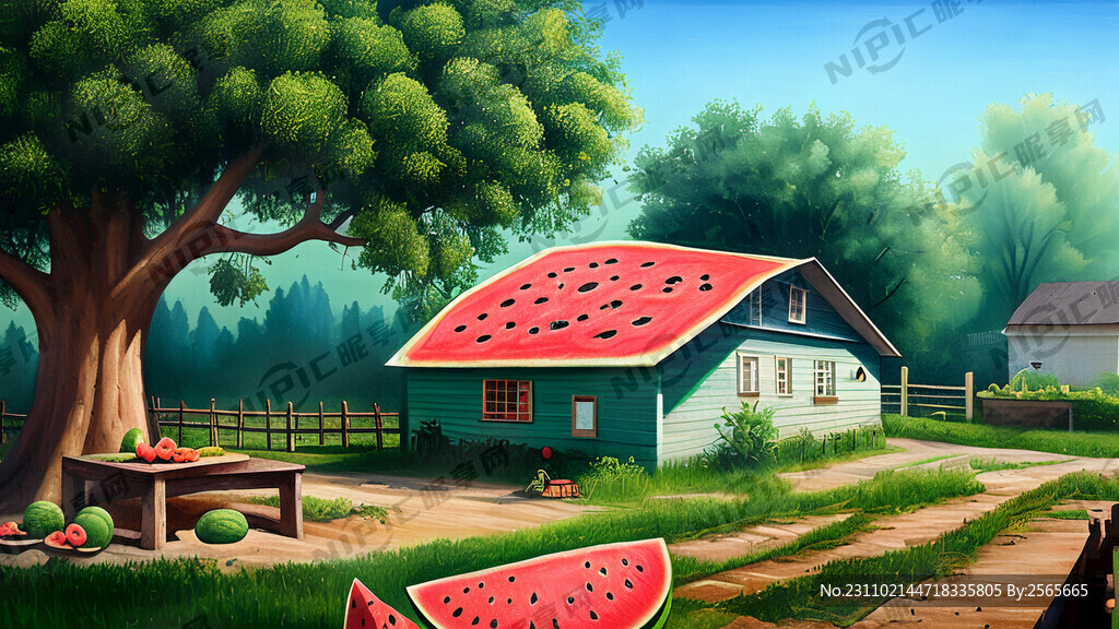 农家小院子 有炊烟袅袅 高画质