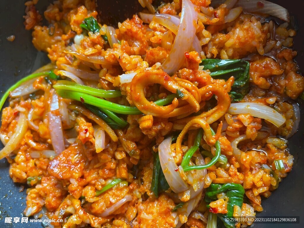 章鱼酱炒饭