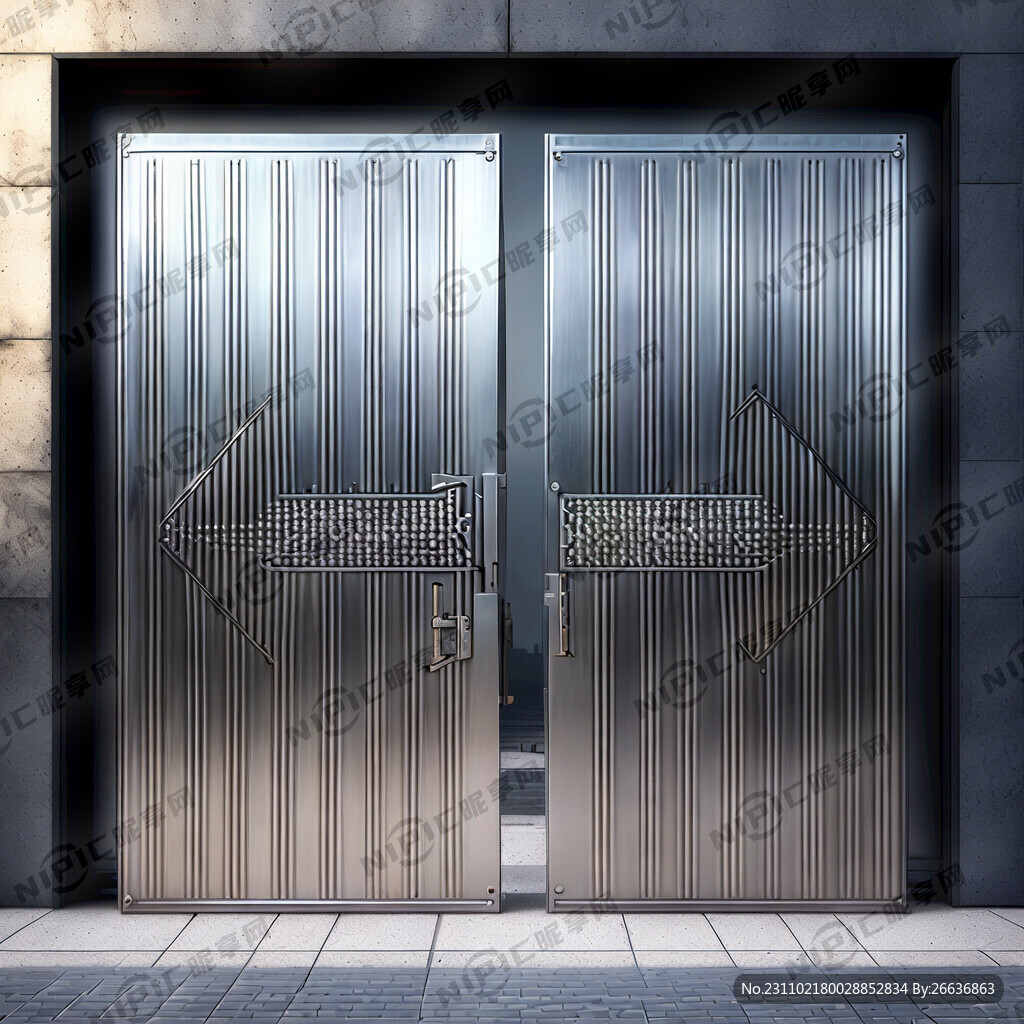 铝合金推拉门3D