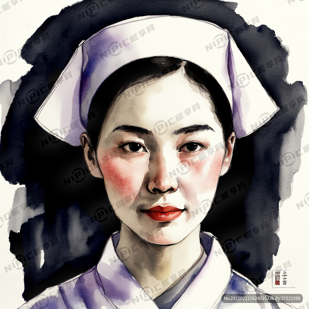 中国护士照片图