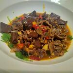 麻辣鸡杂猪红