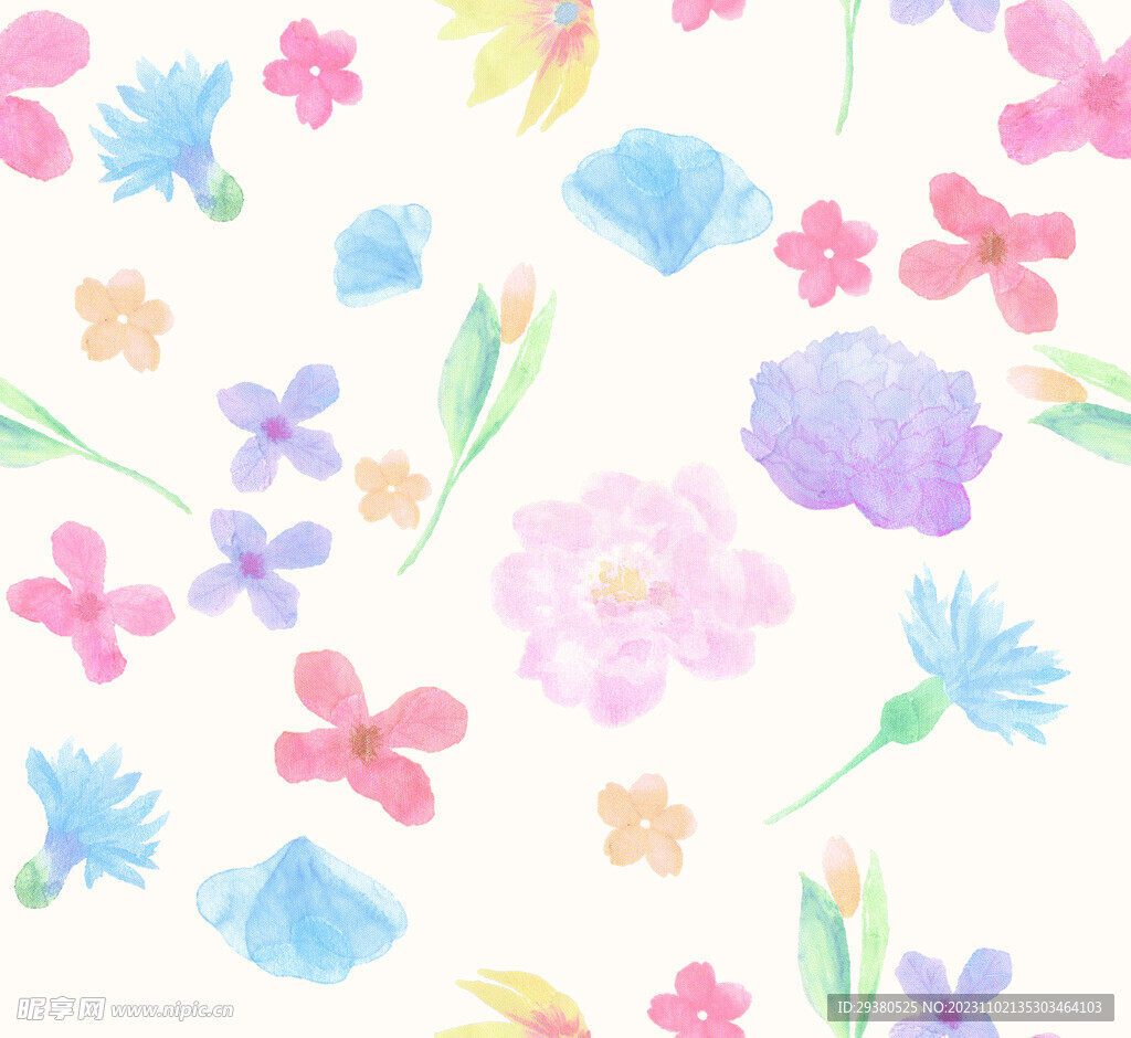手绘花