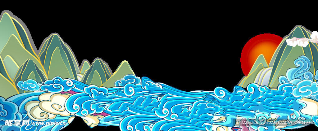 浮世绘浪