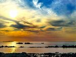 海边日出