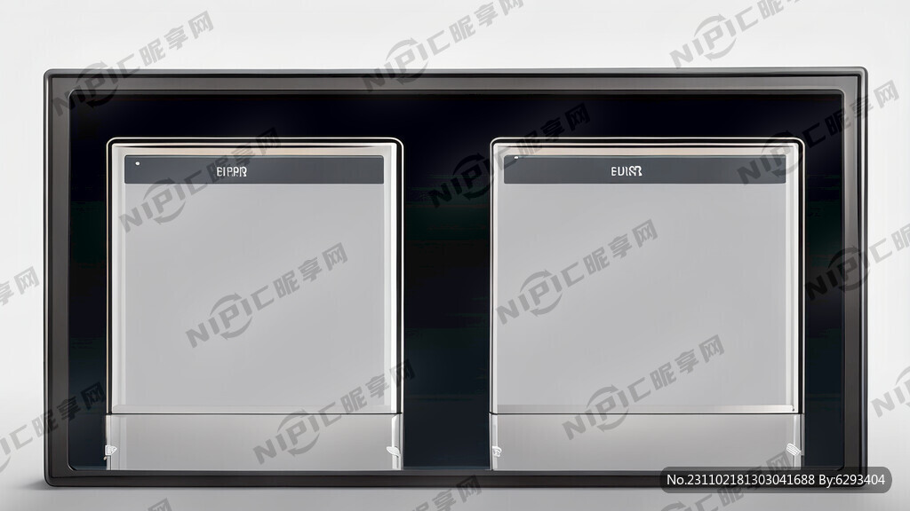 一个方形的产品大屏海报