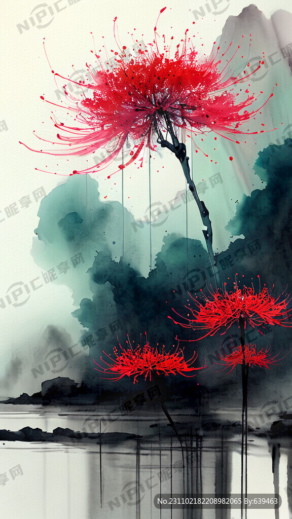 彼岸花 轻烟微雨 梦幻