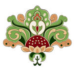 中式传统图纹植物花纹