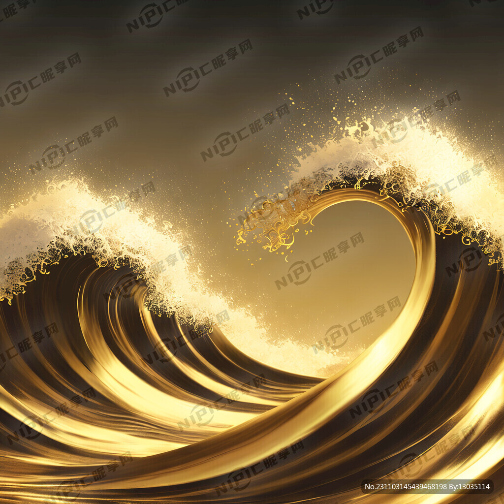 清波碧浪绕金带