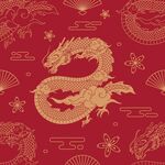 龙剪影
