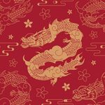 龙剪影