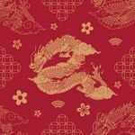 龙剪影