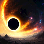 黑洞，天体，星空，科幻，星球末日，浩瀚宇宙，宇宙星系
