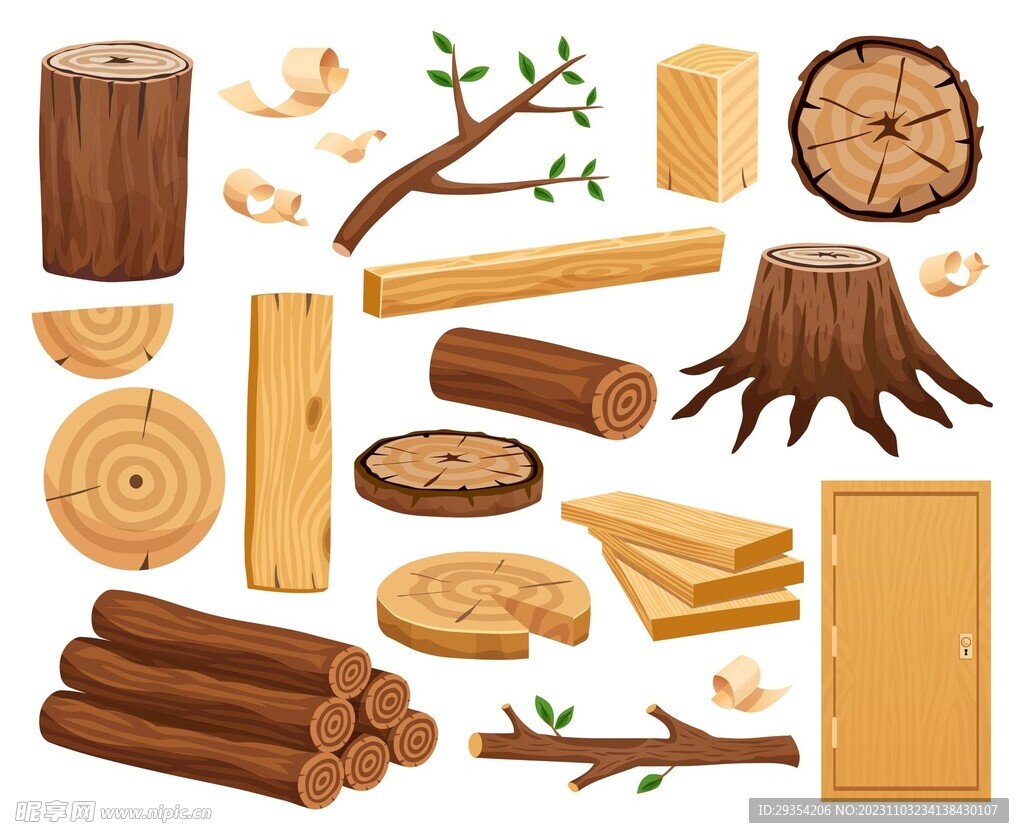木头加工过程