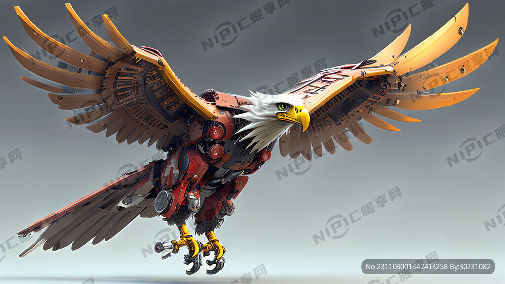 飞行的机械雄鹰