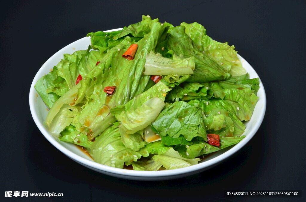 酱汁生菜