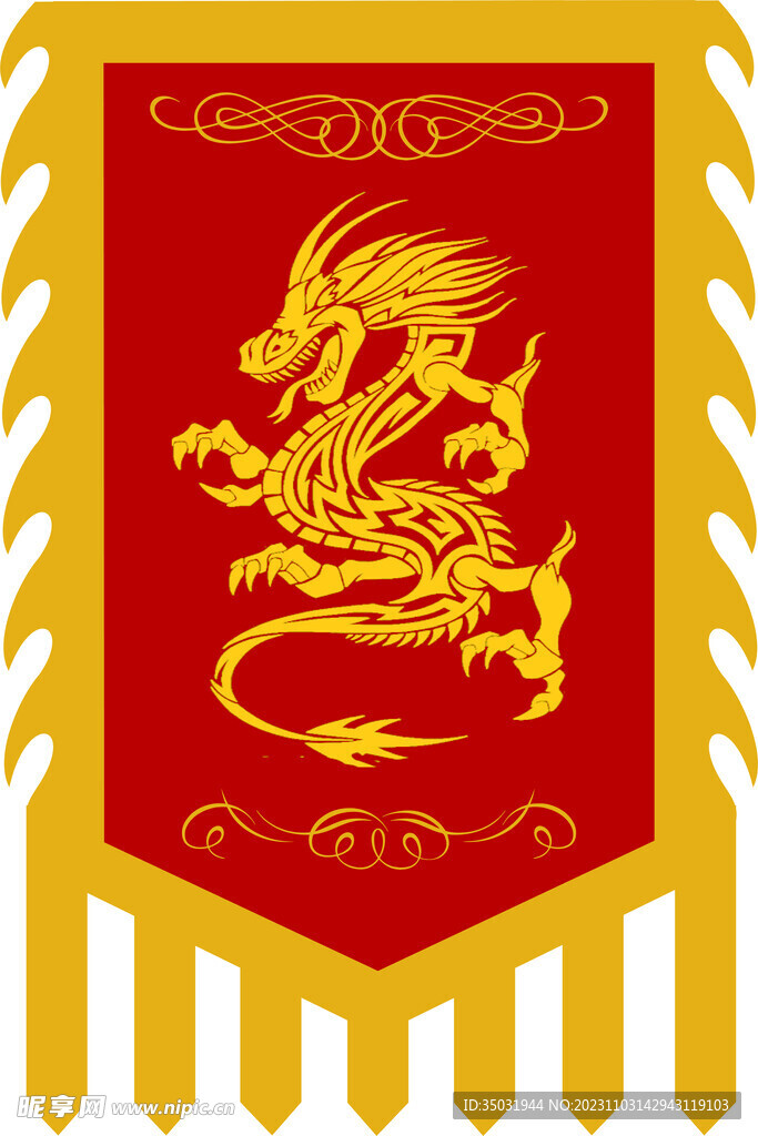 仿古旗