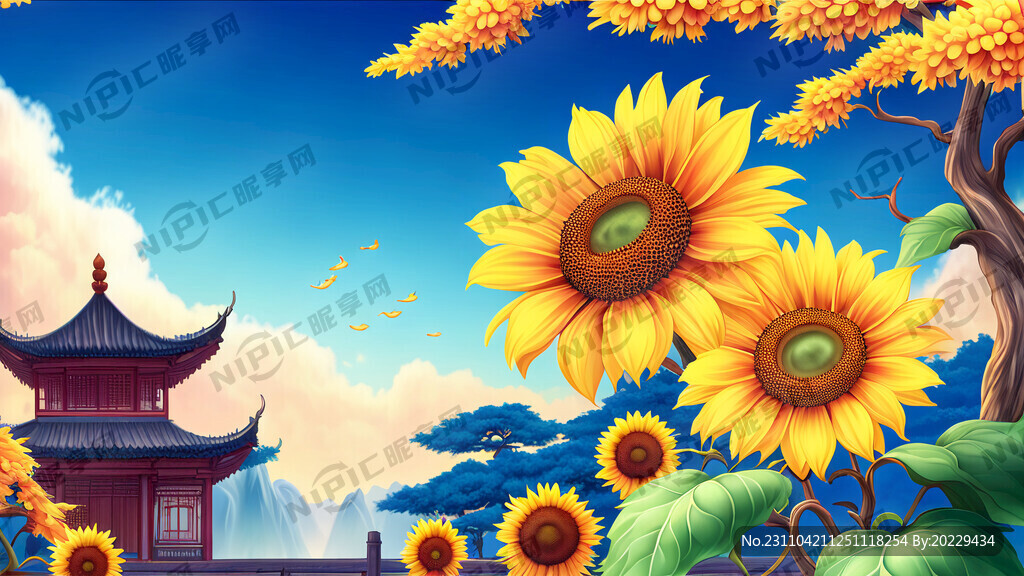 游戏梦幻唯美新中式风景 超高清
