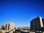 蓝天白云 秋景 城市 公园