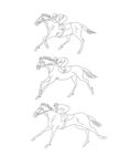 简笔画马