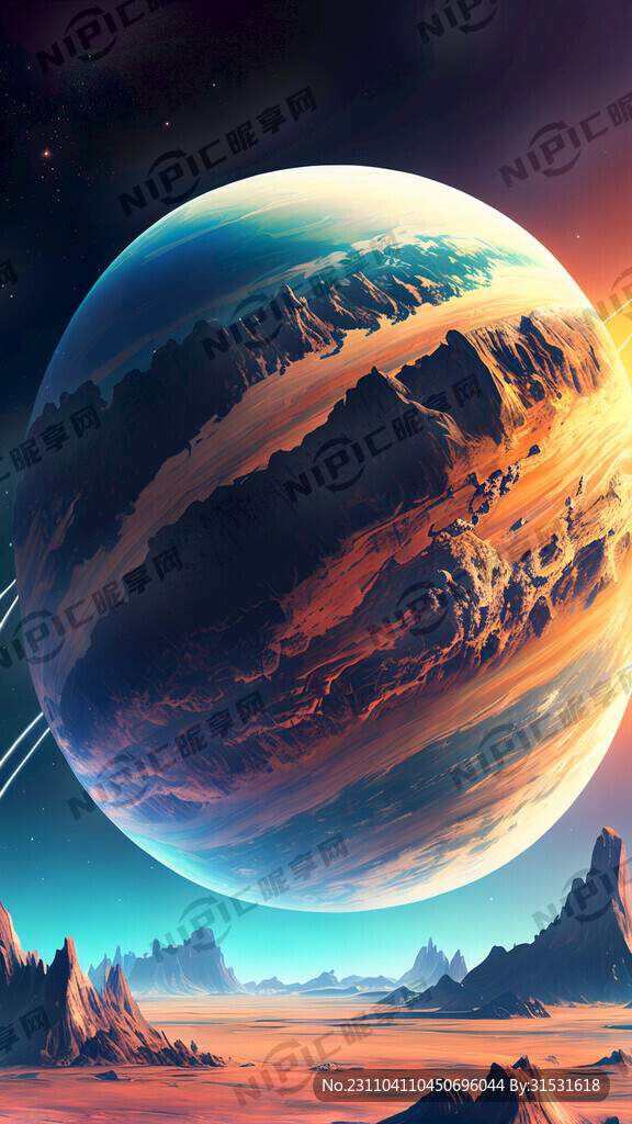 超大广角 星球 画面开阔