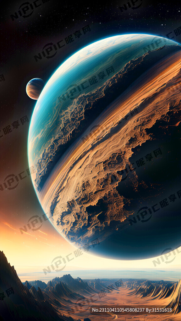 超大广角 星球 画面开阔