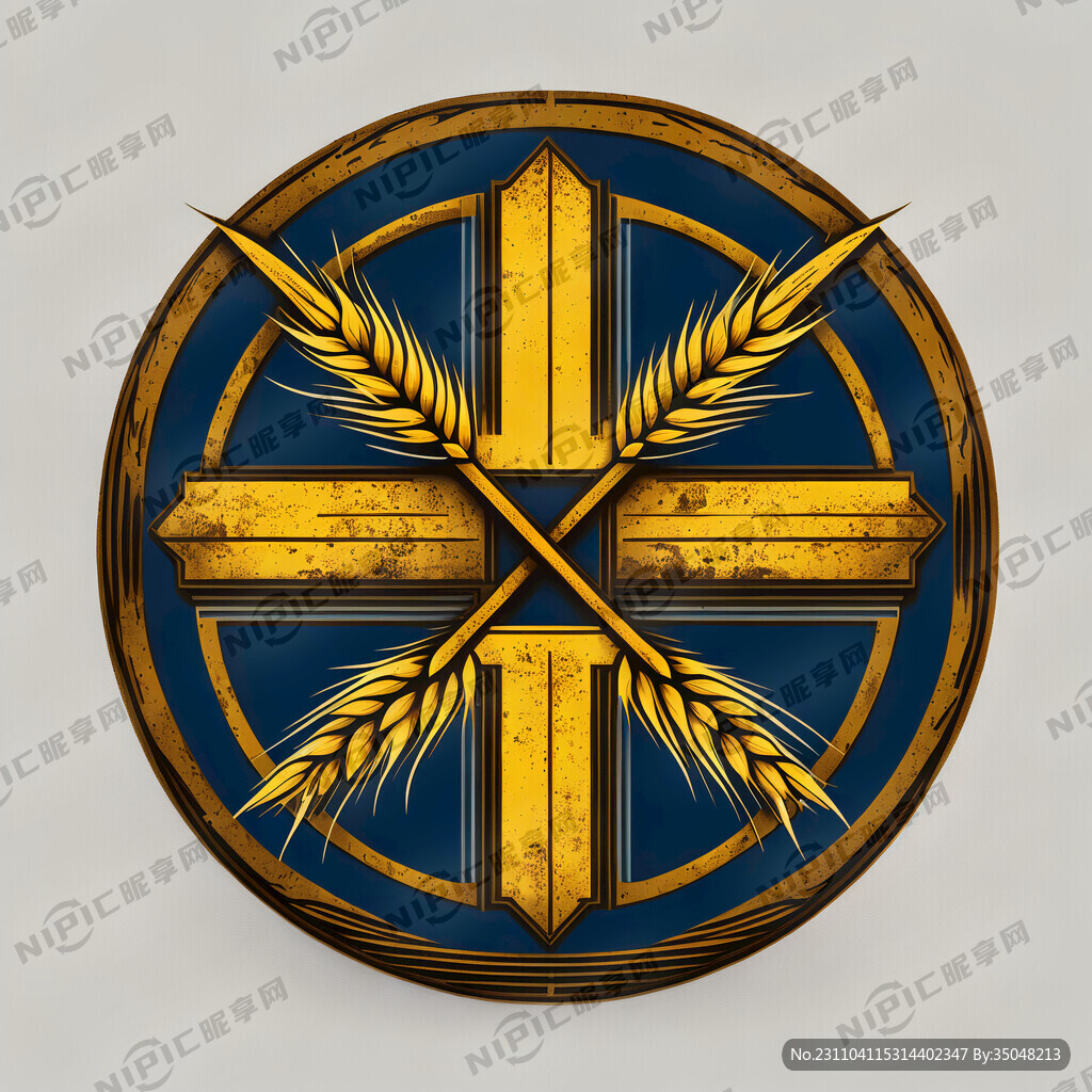 标志 正方形 长城 和平鸽