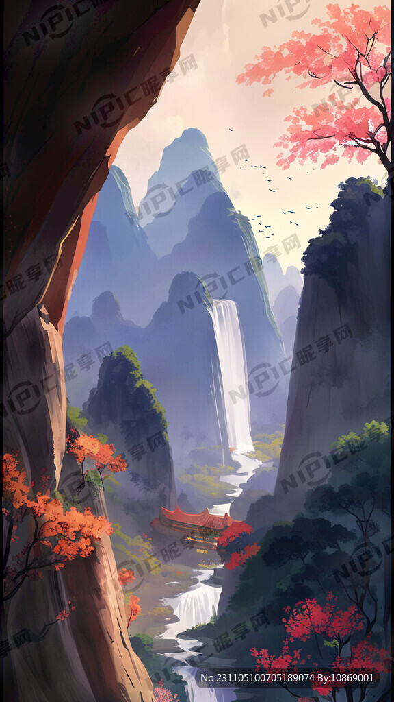 美甲插画