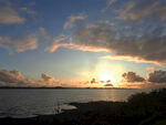 海滨夕阳风光
