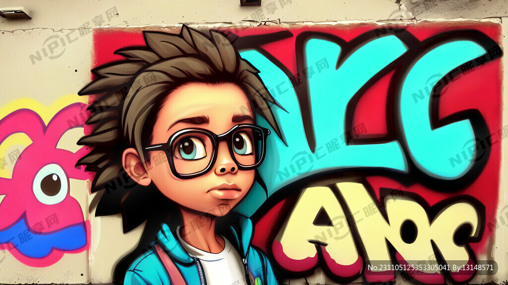 公仔 可爱卡通 涂鸦