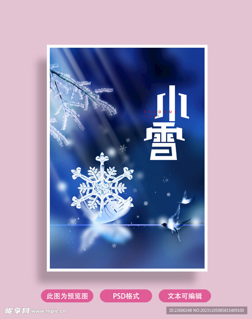 小雪海报