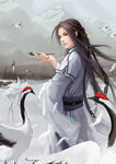 手绘插图  古风 