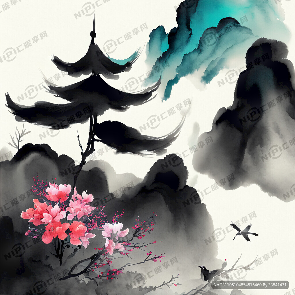 中国风云雾 鸟语花香仙境