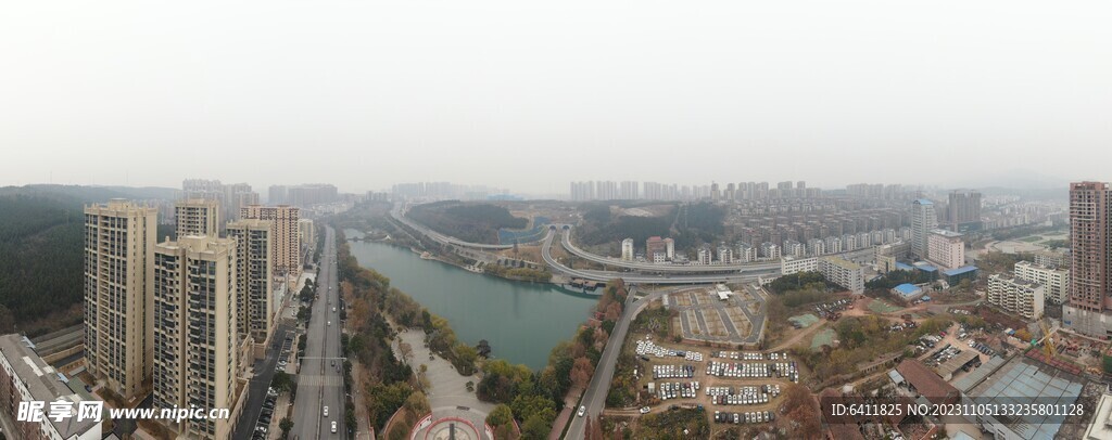 荆门立交全景