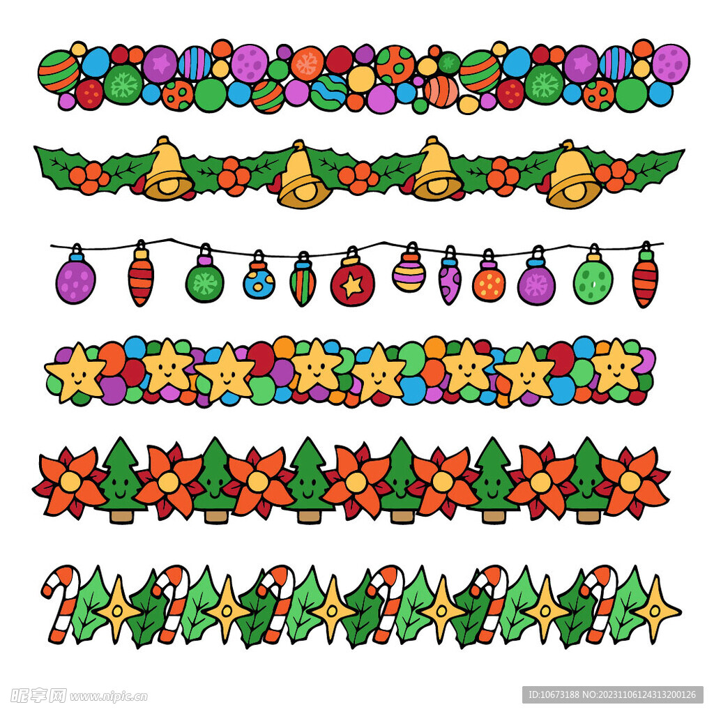 圣诞节边装饰