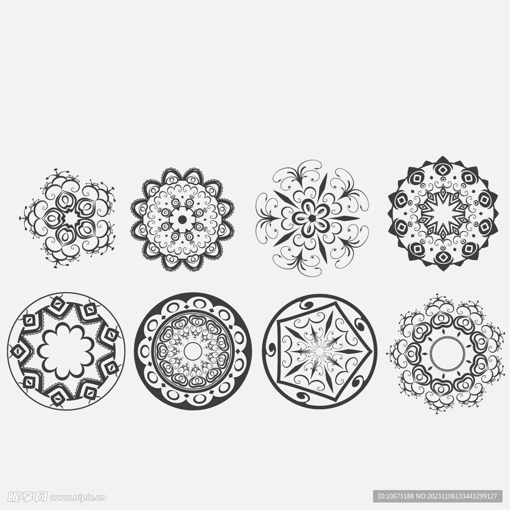 抽象几何花纹