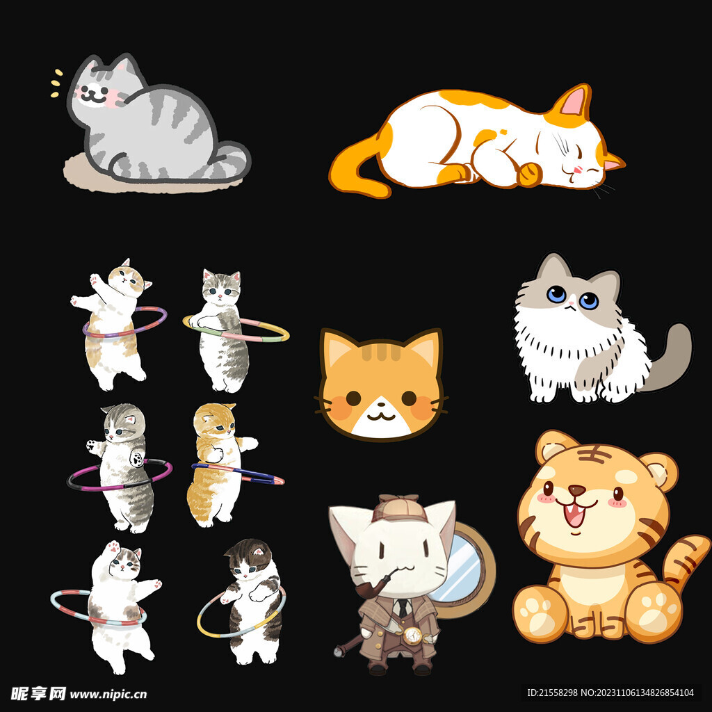 卡通猫咪大全