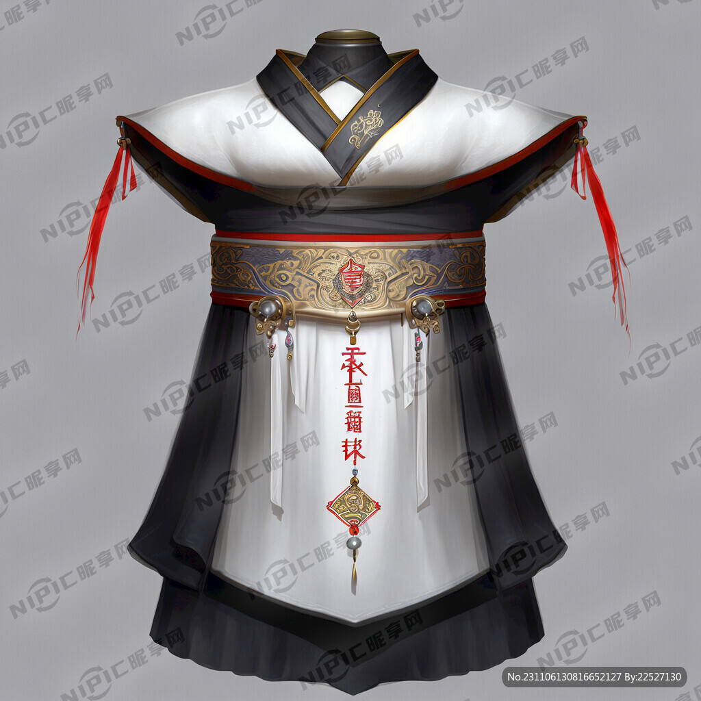 做一个白色的领标