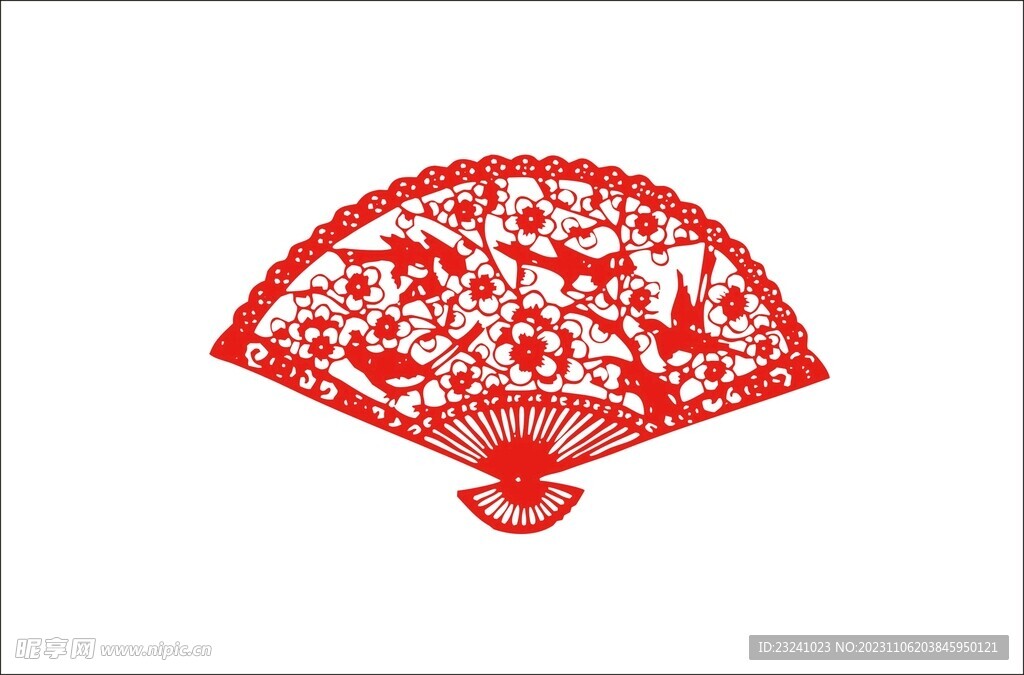 扇子剪纸