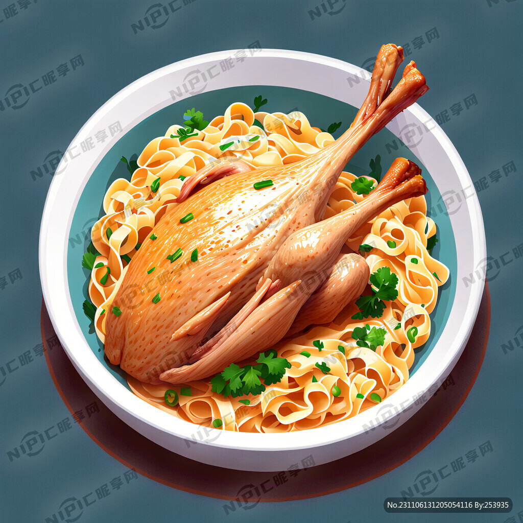生成一碗火鸡面 超有食欲 超清