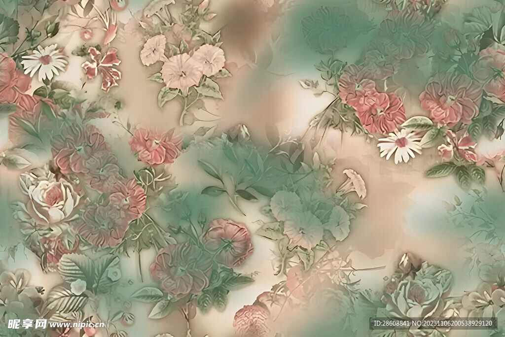 扎染花